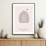 affiche famille maison