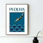 affiche Plongeuse Vintage 4