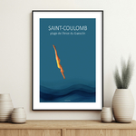 affiche Saint-Coulomb plage