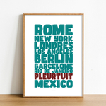 affiche Pleurtuit villes celebres