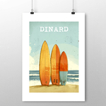 affiche Surf à Dinard 2