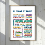 affiche La Saône et Loire
