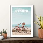 affiche NORMANDIE Bord de Mer