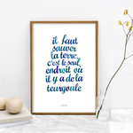 Affiche Il faut sauver... de la Teurgoule