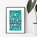 Affiche Granville villes celebres