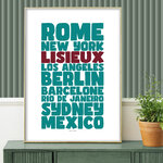 affiche Lisieux villes celebres 1