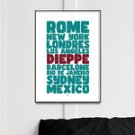 Affiche Dieppe villes celebres