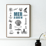 affiche mer a 100m 600m