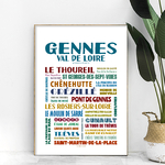 affiche Gennes Val De Loire