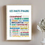 Affiche Les hauts d'Anjou