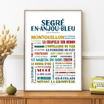 affiche Segré en Anjou Bleu