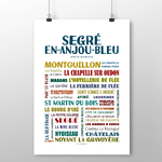 affiche Segré en Anjou Bleu 2