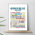 affiche Gouville sur mer