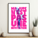 affiche Ma jupe n'est pas une invitation