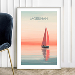 Affiche Morbihan voilier