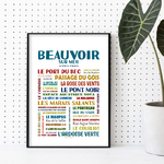 affiche Beauvoir sur mer