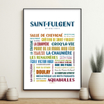 affiche Saint-Fulgent les quartiers