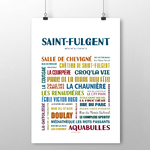 affiche Saint-Fulgent les quartiers 2