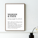 affiche Maman et papa