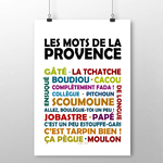 affiche Les mots de la provence 2