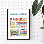 affiche Saint Mars du désert