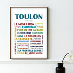 affiche Toulon Les quartiers