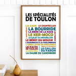 affiche Les spécialités de Toulon