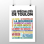 affiche  Les spécialités de Toulon 2