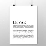 affiche Définition Le Var  2