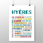 affiche Hyères Les quartiers  2