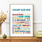 affiche Sanary sur Mer Quartiers