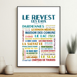 affiche Le revest Les eaux