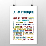 affiche La Martinique quartiers 2