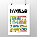 Affiche Les Mots de la Lorraine 2 NOUVEAU