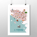 affiche Le morbihan sans phrases 2 NOUVEAU