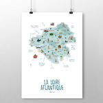 affiche La loire Atlantique avec phrases 2 NOUVEAU