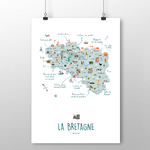 affiche Bretagne avec phrases 2 NOUVEAU