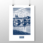 affiche  Blois Bleue  2