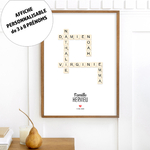 affiche scrabble sticker