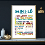 affiche Saint-Lô Quartiers