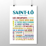 affiche Saint-Lô Quartiers 2