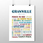 affiche Granville les quartiers 2