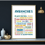 affiche Avranches Quartiers