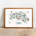 affiche carte de l'orne 2