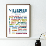 affiche Villedieu les Poêles Rouffigny quartiers