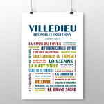 affiche Villedieu les Poêles Rouffigny quartiers 2