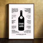 Affiche CHAI LOÏS version 2 mockup