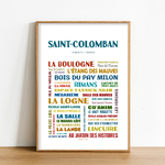Affiche Saint Colomban