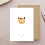 carte Coucou mon petit chat