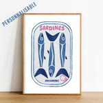 Affiche boite de sardines 2